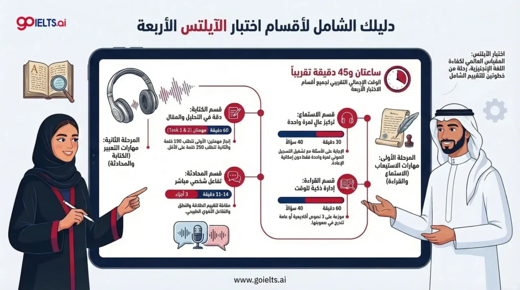 ما هو اختبار الايلتس وما اقسامه