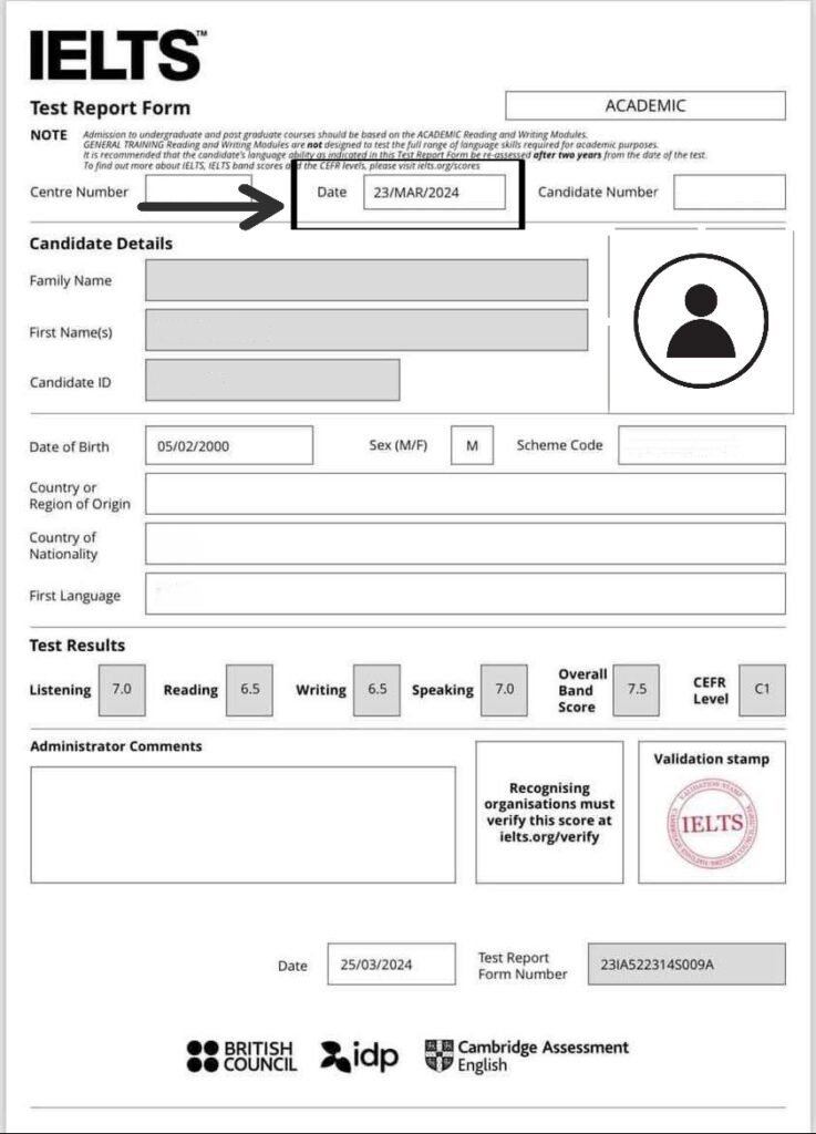 طريقة حساب مدة شهاده الايلتس