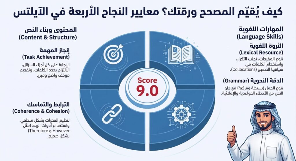 كيف يقيم المصحح قسم القراءة في الايلتس