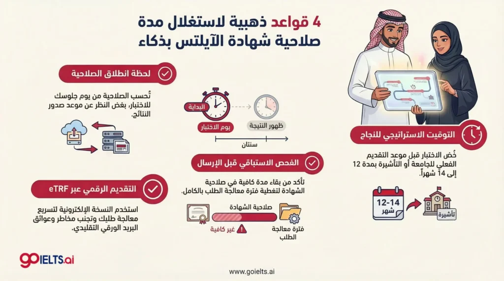 نصائح للاستفادة من صلاحية شهادة الايلتس