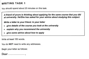 writing task 1
