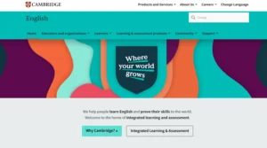 موقع Cambridge English