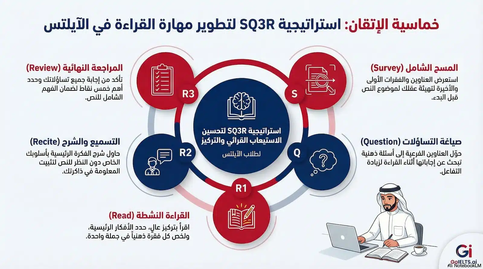 استراتيجية لتطوير مهارة القراءة في الايلتس
