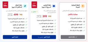 الباقات التي تتيحها منصة GoIELTS