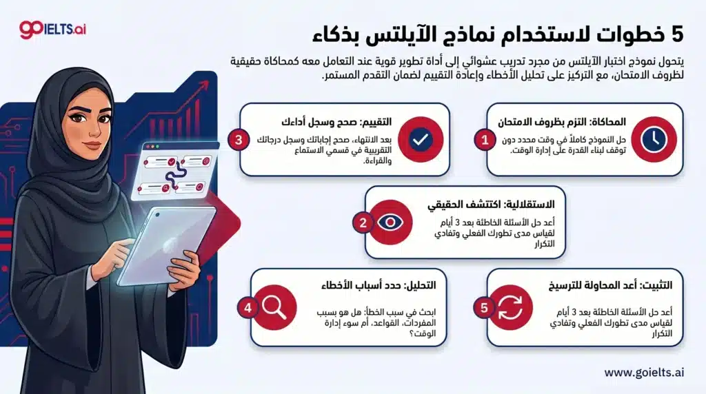 كيف تستخدم نماذج الايلتس الاكاديمي PDF بذكاء