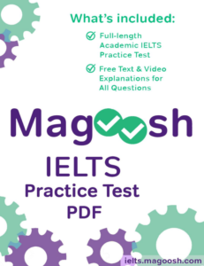 نماذج اختبار الايلتس الاكاديمي من كتاب Magoosh IELTS بصيغة PDF