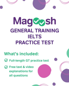 نماذج اختبار الايلتس العام PDF من Magoosh IELTS