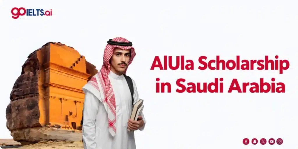 AlUla Scholarship Banner in Saudi Arabia